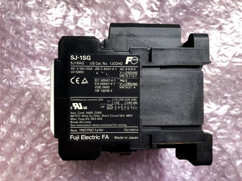 富士電機 電磁接触器 【電磁接触器】SJ-1SG