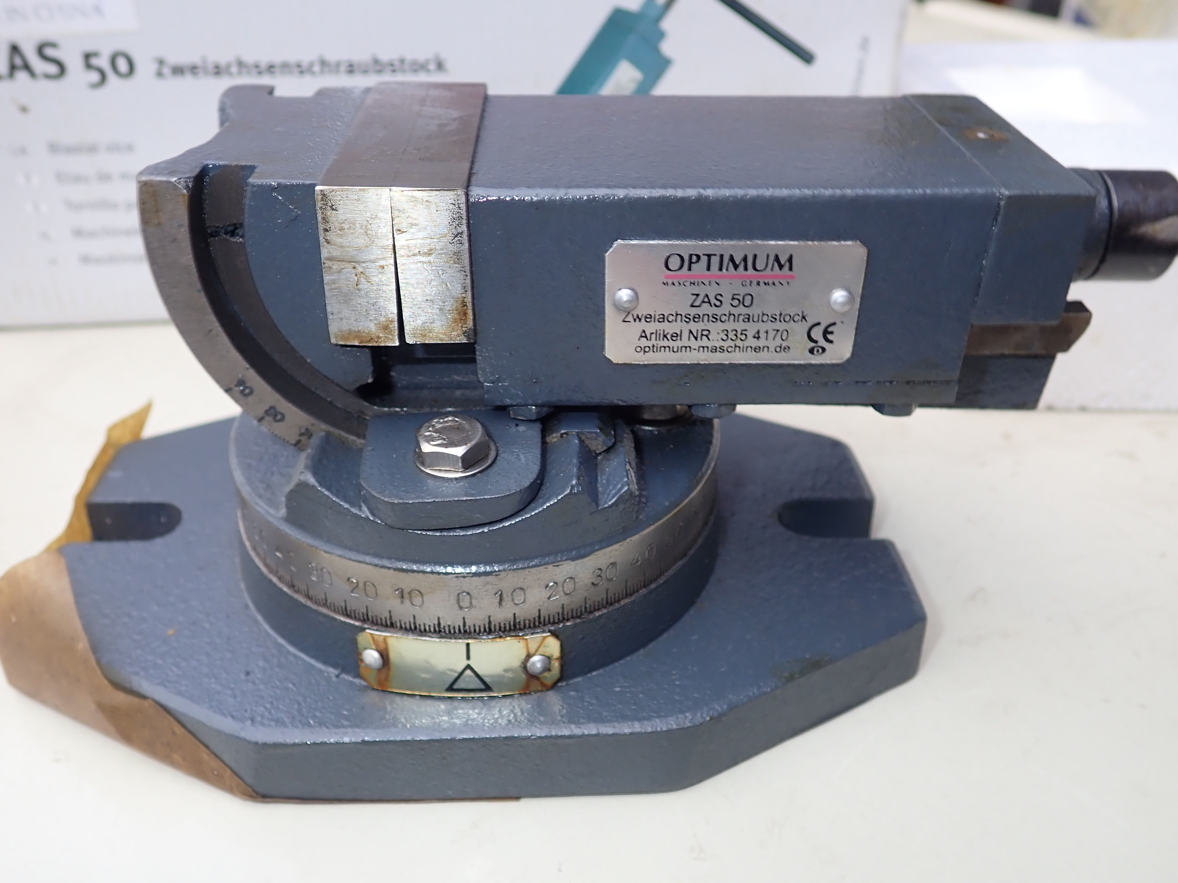 OPTIMUM製　 小型　2次元バイス 　ZAS50   2次元バイス