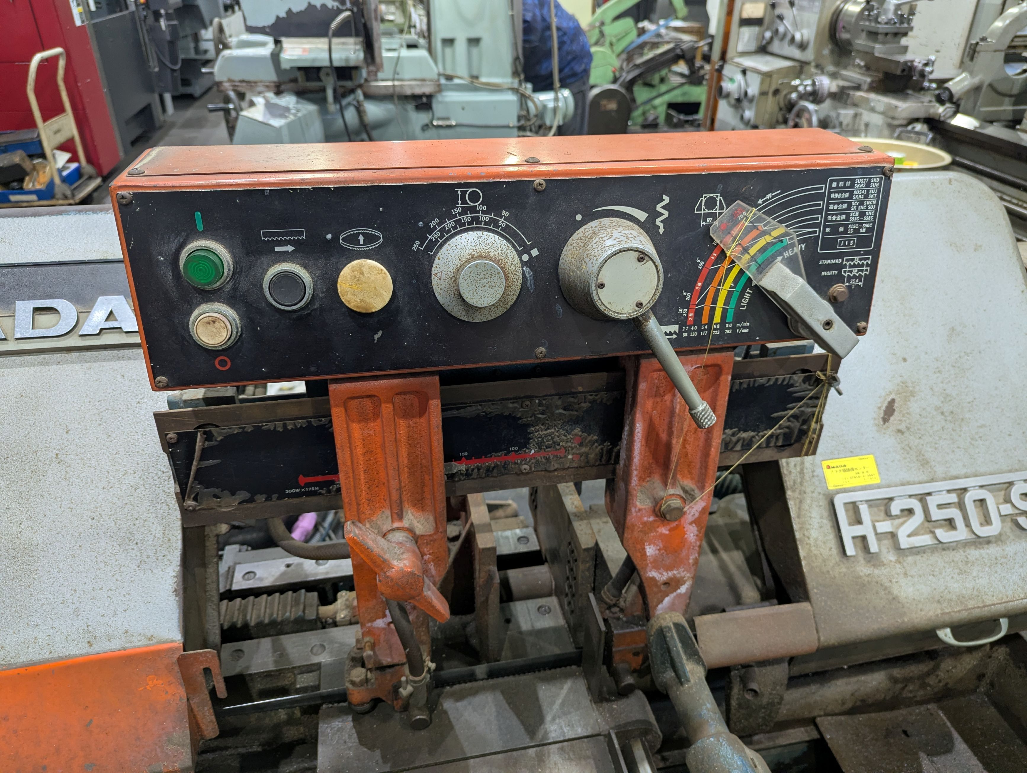 アマダ 250mmバンドソー H-250SA