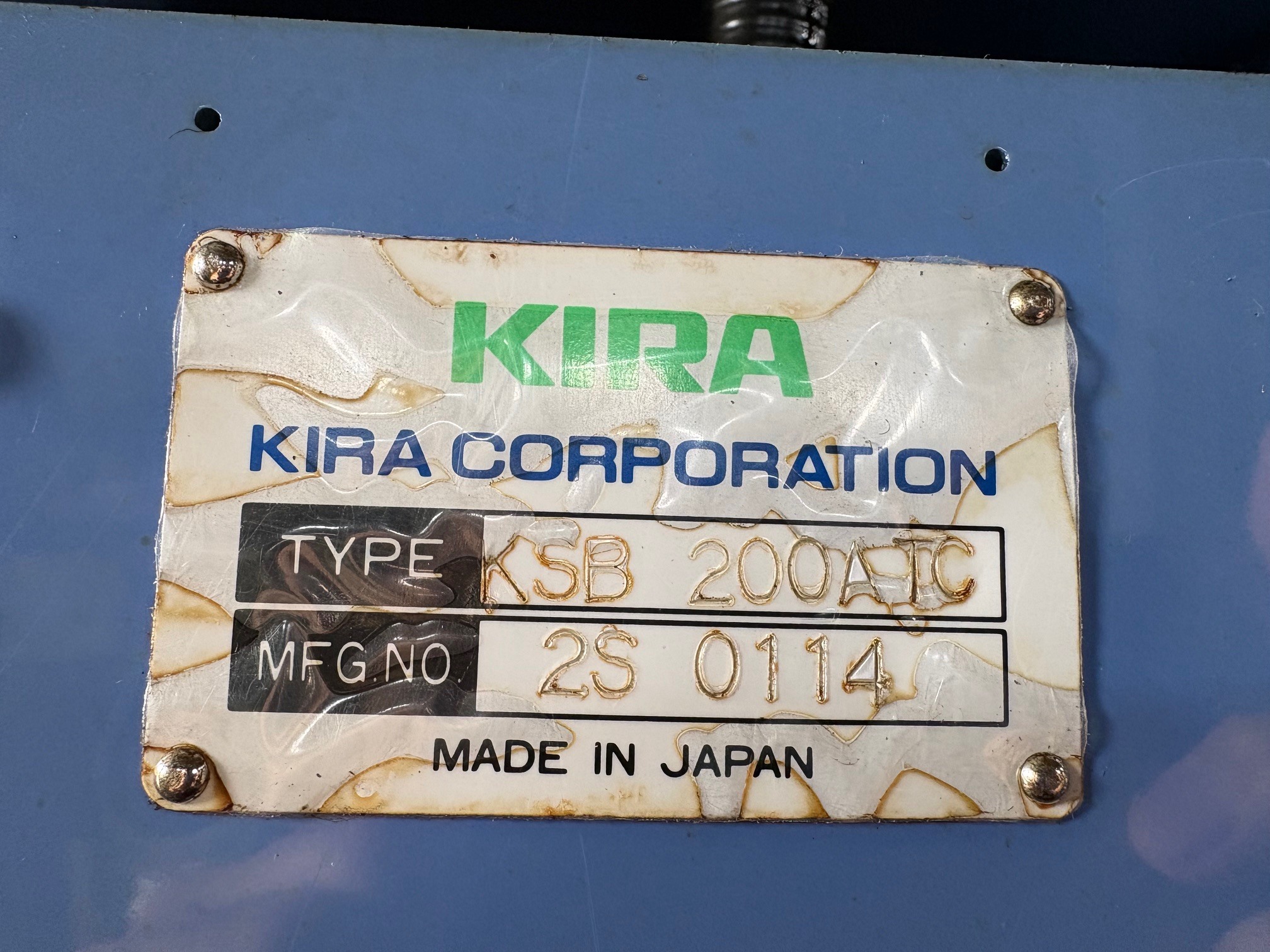 キラコーポレーション N/Cスーパーボール盤 KSB-200ATC