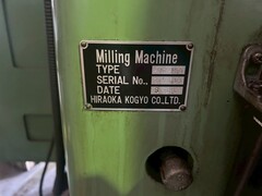 平岡 立型NCフライス盤 PNC-MSV