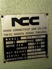 NCC(ニコテック) コンターマシン NCC-300