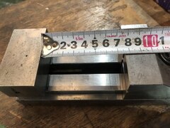 不明 精密バイス 口金幅65mm 高28mm 開75mm