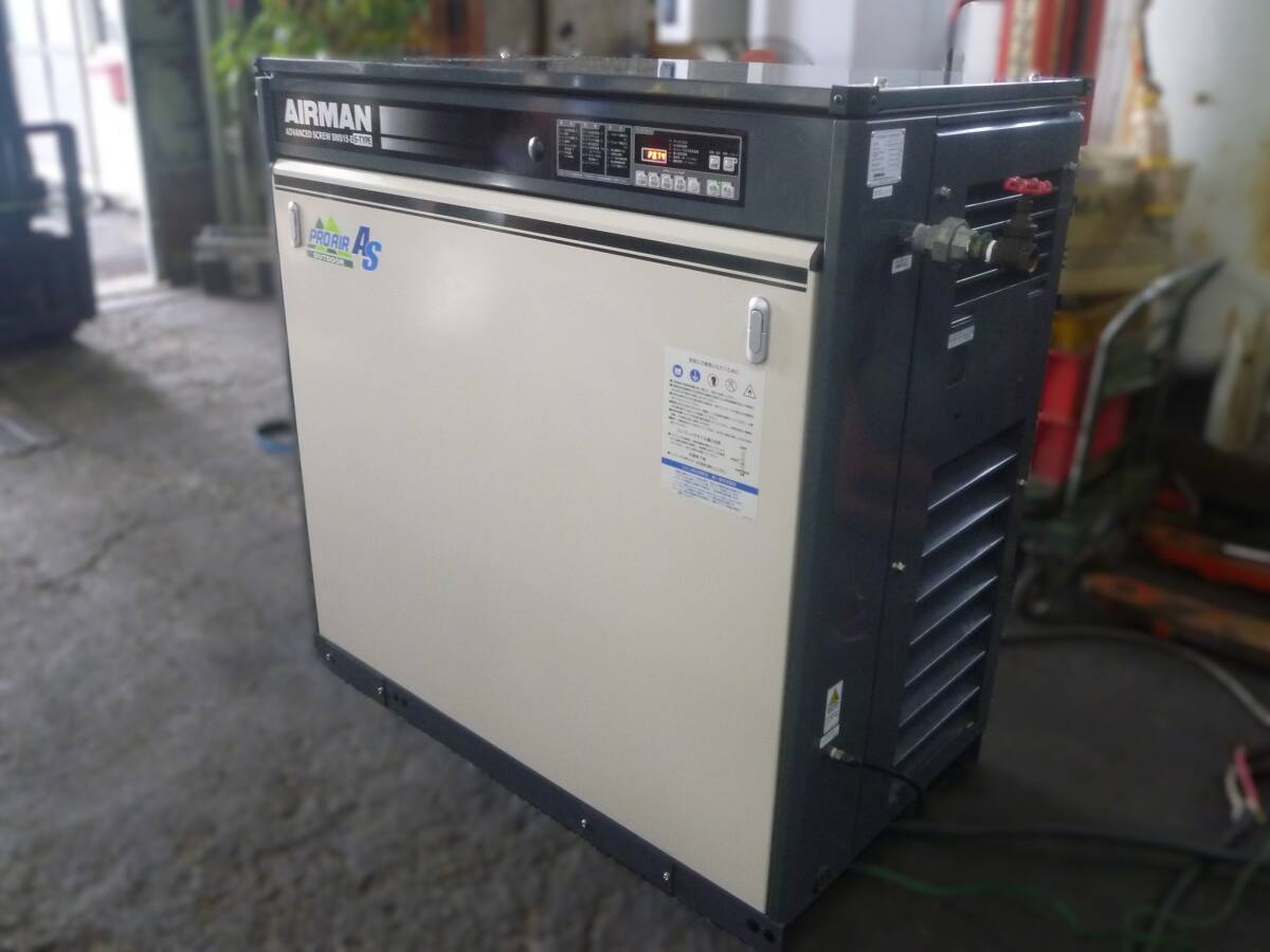 北越 15kwスクリューコンプレッサー SMS15ESD-5E