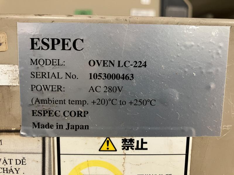 エスペック 乾燥機 LC-224
