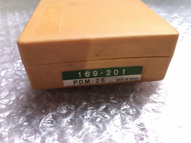 ミツトヨ/Mitutoyo 直進式歯厚マイクロメーター 【直進式歯厚マイクロメーター】PDM-25(169-201)