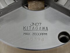 北川鉄工所 三爪スクロールチャック 7吋 JN07