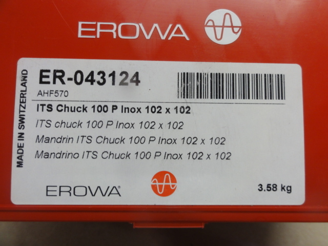 EROWA ITSチャック100P防錆タイプ ER-043124