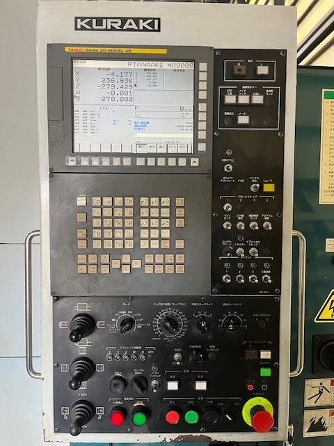 倉敷機械 CNC横中ぐりフライス盤 KBM-11X・P