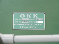 OKK #3ベッド型立フライス盤 MH-3VⅡ