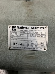 ナショナル 5.5kwインダクションモーター BM-DBF