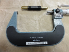 MITUTOYO｜ミツトヨ カウント外側マイクロメーター M820-100