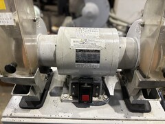 淀川 集塵機付き両頭グラインダー FG-205T
