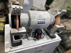 淀川 集塵機付き両頭グラインダー FG-205T
