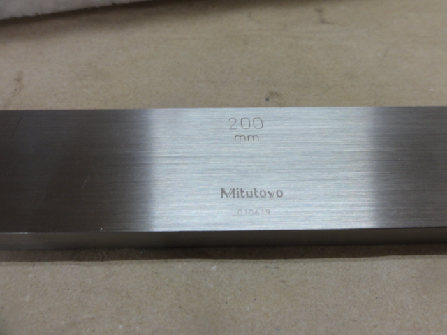 MITUTOYO｜ミツトヨ ブロックゲージ 200mm