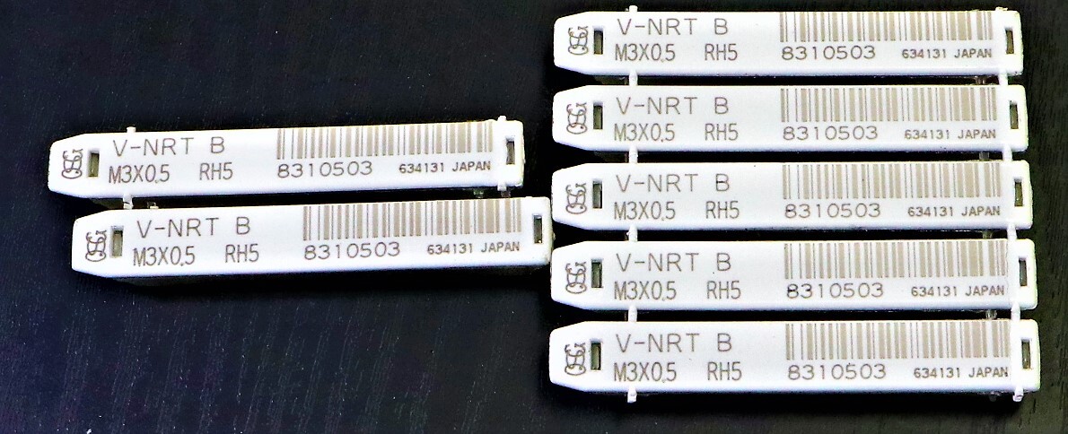 OSG  ハンドタップ V-NRT　M3×0.5　RH5　7個　未使用