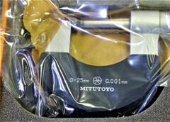 ミツトヨ ミクロンマイクロメータ 0-25㎜　0.001㎜　未使用　106-101