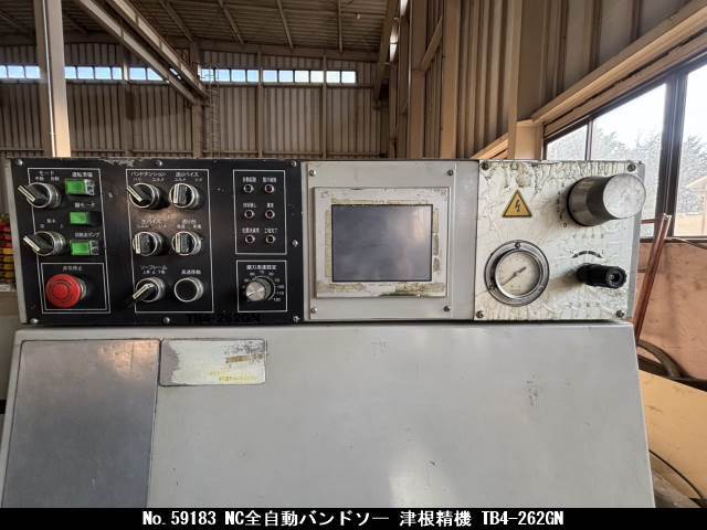 津根精機 NC全自動バンドソー TB4-262GN | マシンライフ