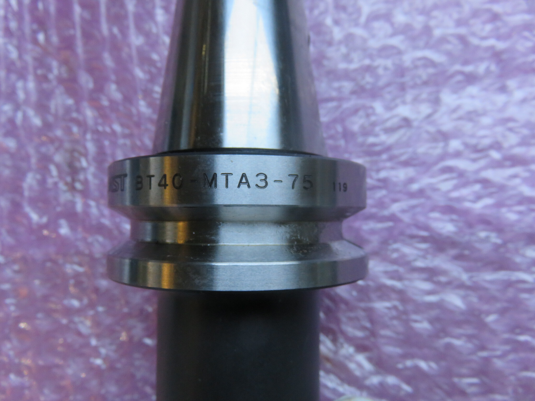MST/溝口鉄工所 モールステーパーホルダー BT40-MTA3-75
