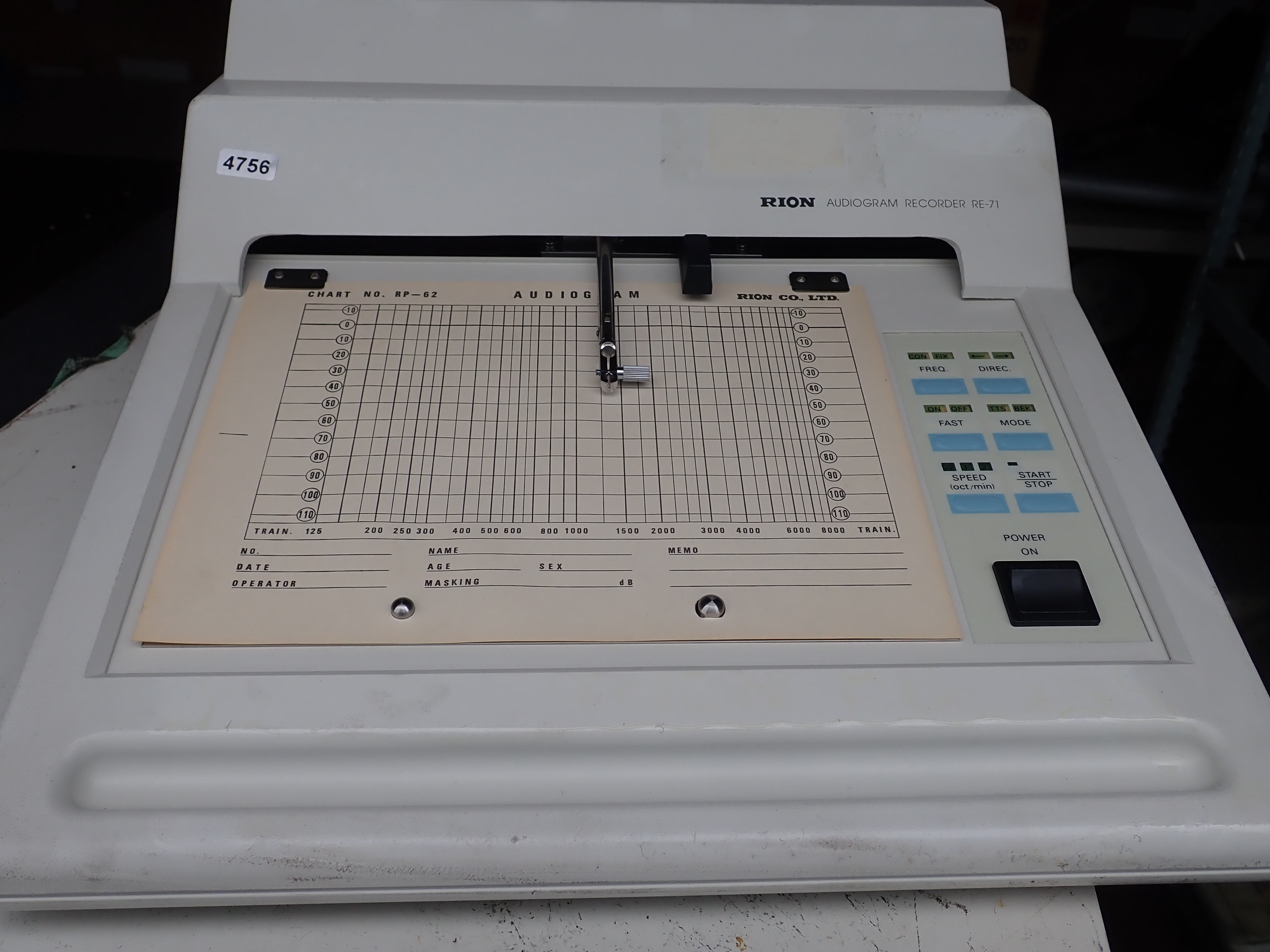 RION ALSOCAM RECORDER RE-7 聴力検査装置 RION ALSOCAM RECORDER RE-7 RE-71