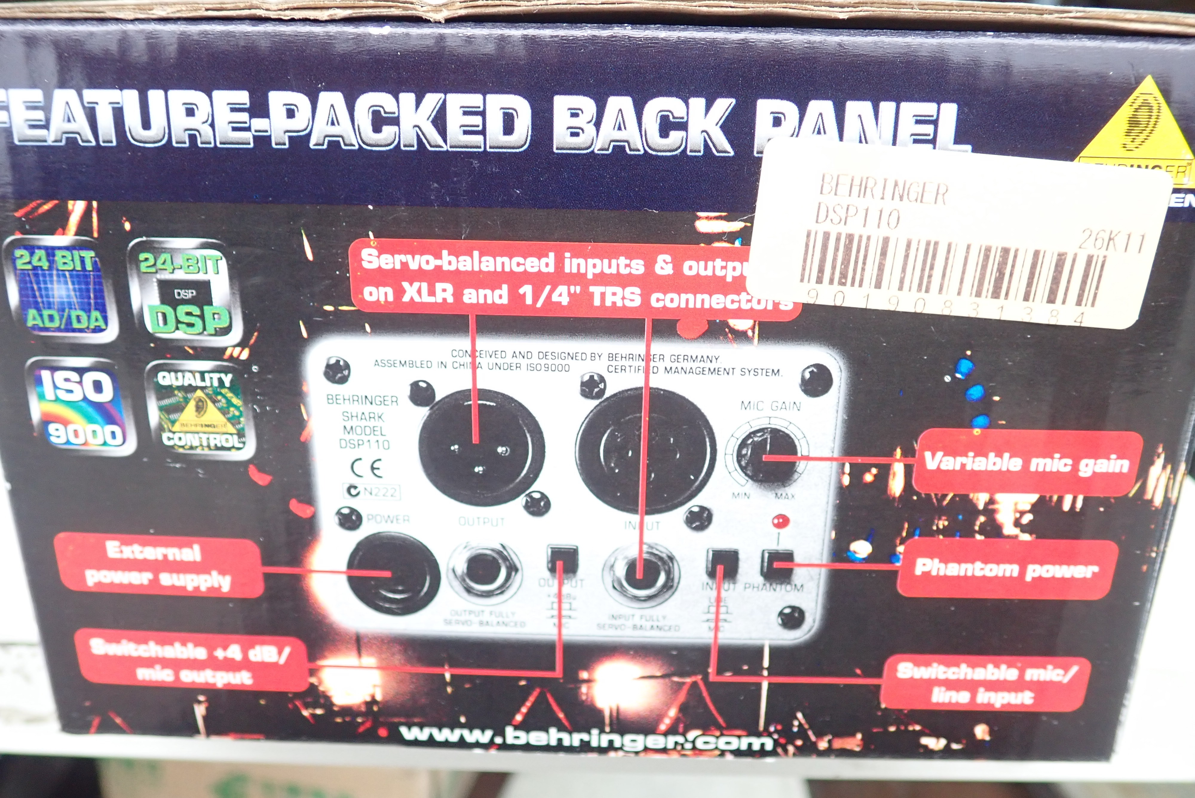 BEHRINGER デジタルマルチファンクション　シグナルプロフェッサー SHARK DSP110