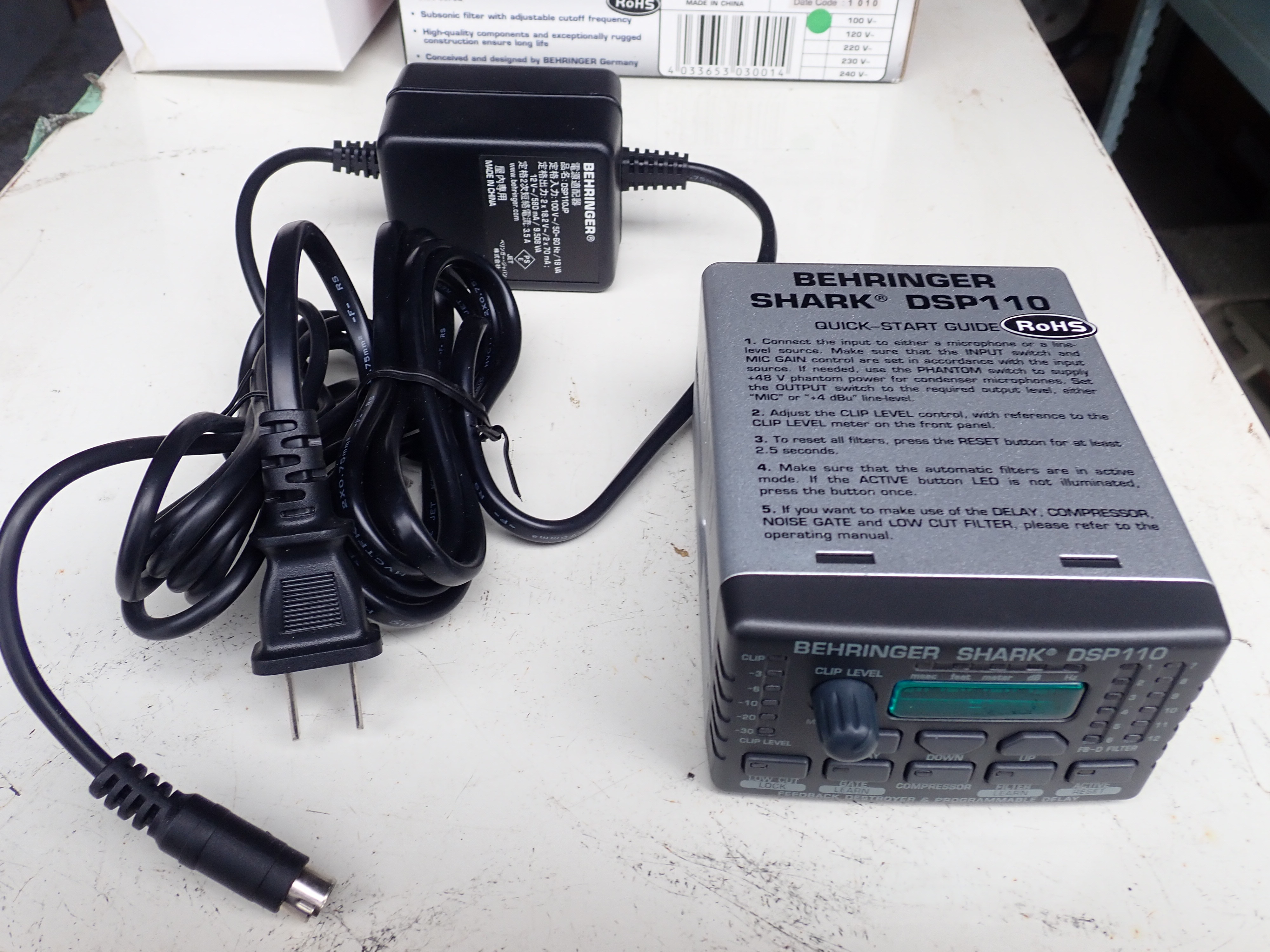 BEHRINGER デジタルマルチファンクション　シグナルプロフェッサー SHARK DSP110