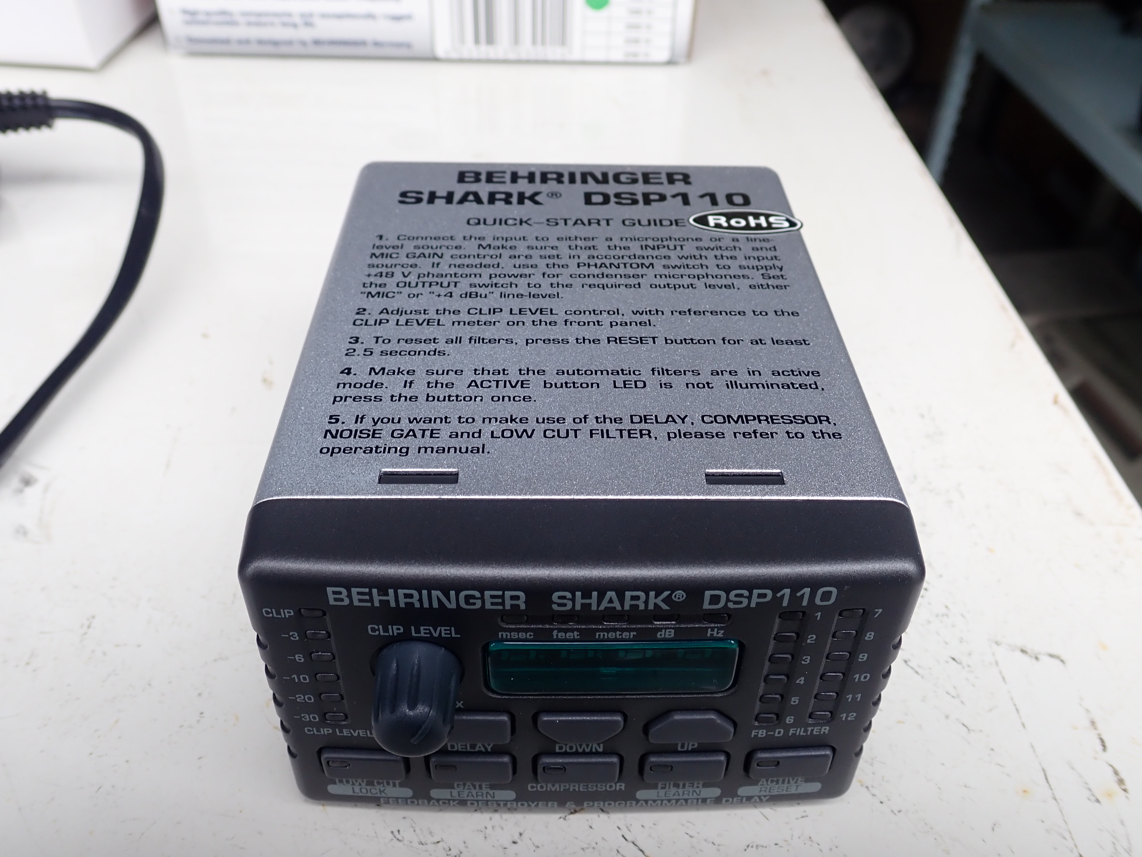 BEHRINGER デジタルマルチファンクション　シグナルプロフェッサー SHARK DSP110