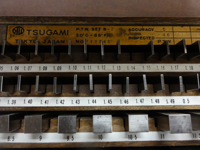 TSUGAMI｜ツガミ ブロックゲージセット B-2