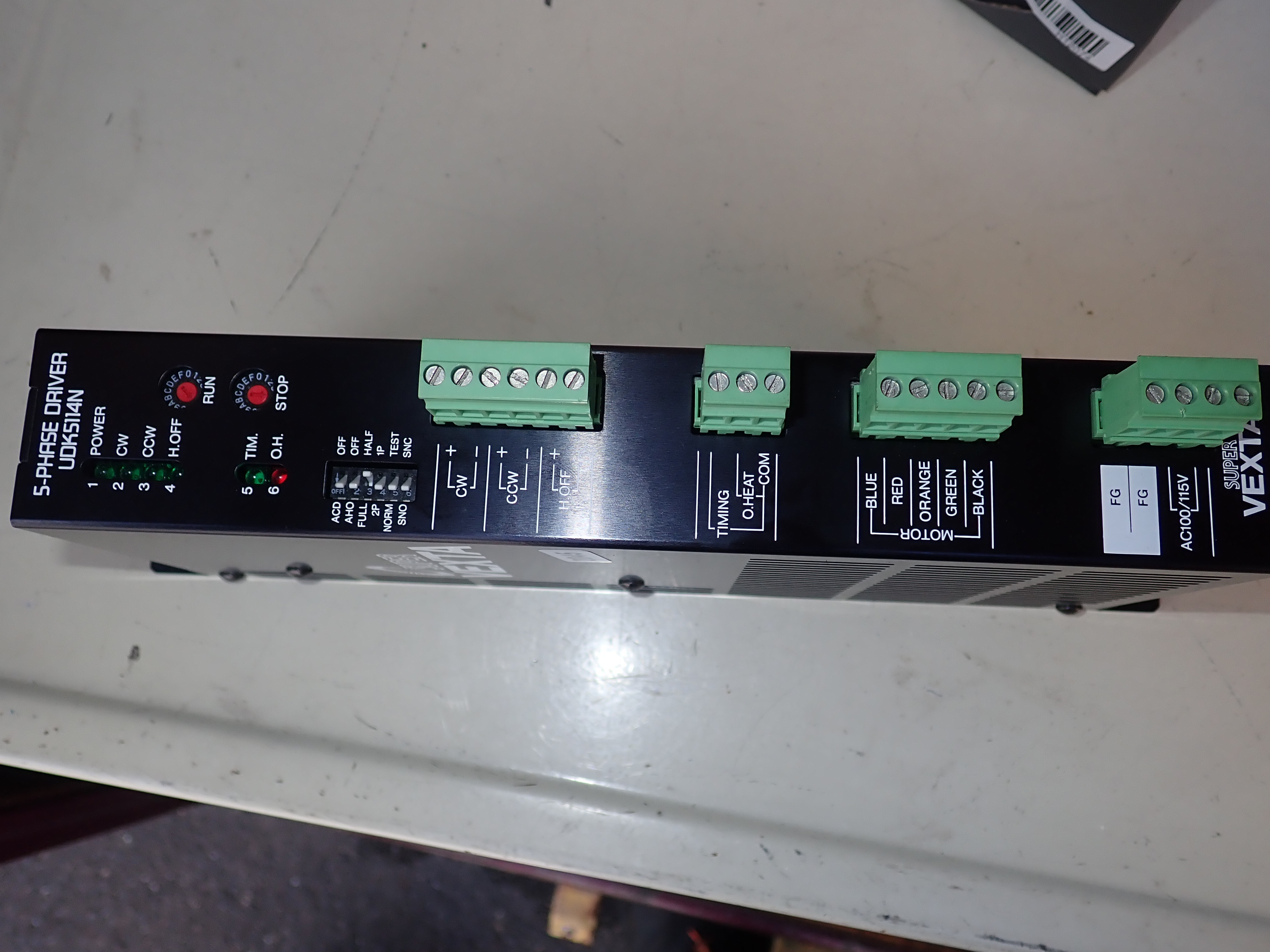 オリエンタルモーター社 ５相ステッピングモーター用ドライバ　Soper Vexta UDK5114N UDK5114N