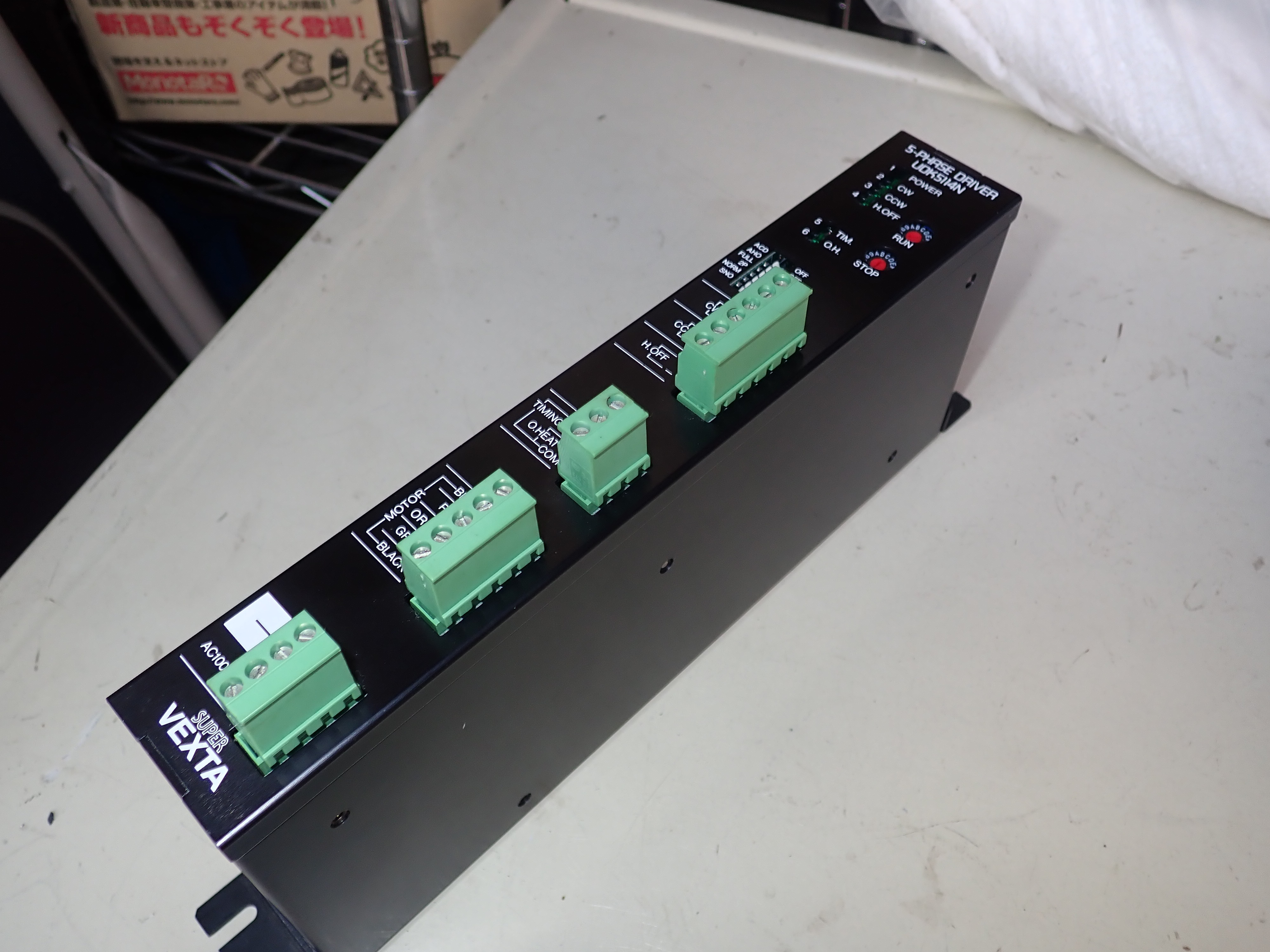 オリエンタルモーター社 5相ステッピングモーター用ドライバ　Super Vexta UDK5114N UDK5114N