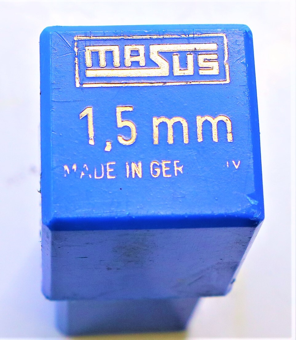 MASUS 刻印セット 　1.5㎜　0～8