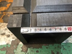 V溝付桝型ブロック W160xD160xH160(mm) V33/V27