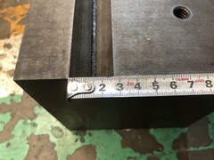 V溝付桝型ブロック W160xD160xH160(mm) V33/V27