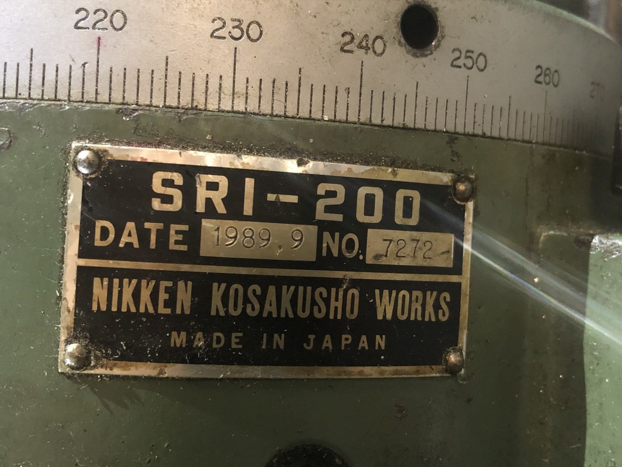 日研/NIKKEN ロータリーテーブル SRI-200