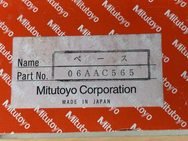 ミツトヨ ベース ベース　06AAC565