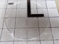 アクリル円盤板　3mm厚　Φ7.5mm