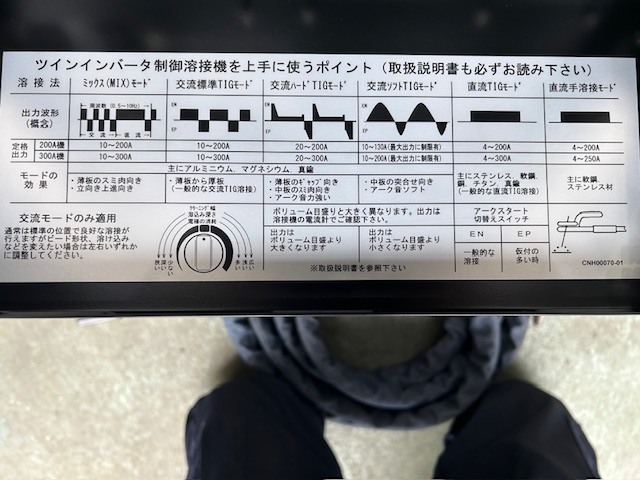 Panasonic TIG溶接機 YC300WX4