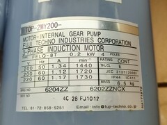 富士テクノ工業 インターナルギヤーポンプ TOP-2MY200-206HWN