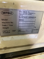 三井精機 NC平面研削盤 MSG-618PC-NCL