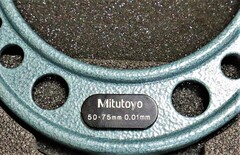 MITUTOYO｜ミツトヨ 歯厚マイクロメーター 50-75mm 0.01mm 169-205