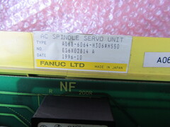 FANUC/ファナック AC スピンドルサーボユニット 【AC スピンドルサーボユニット】A06B-6064-H306#H550