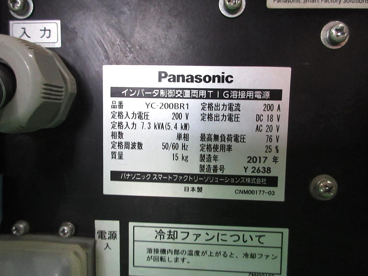 パナソニック 交直両用TIG溶接機 YC-200BR1