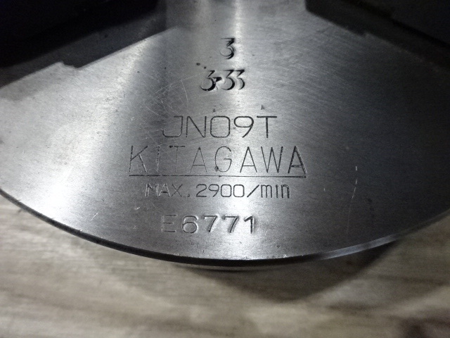 北川,KITAGAWA,	 3爪スクロールチャック JN09T