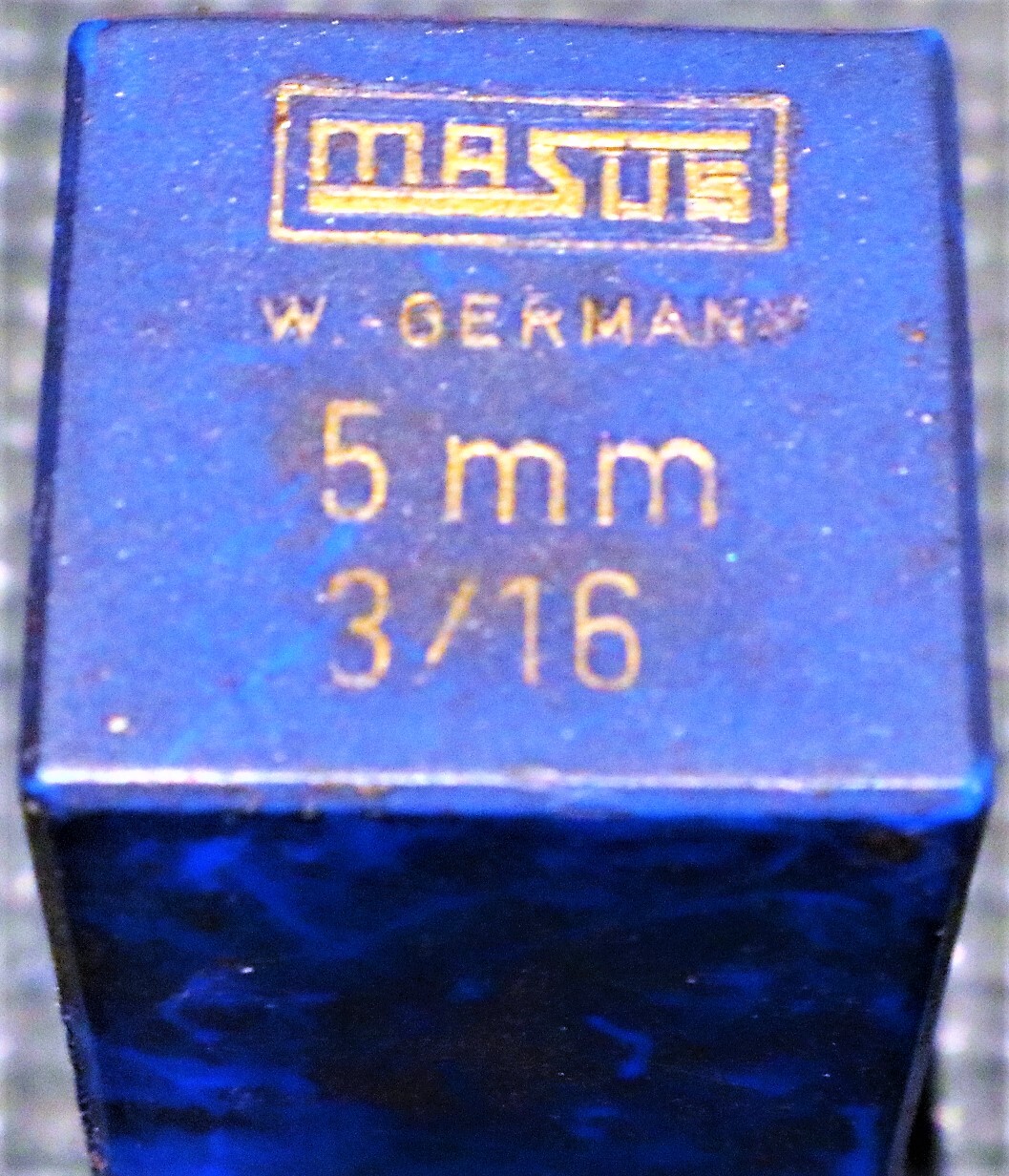 MASUS  刻印セット 5mm　0-8