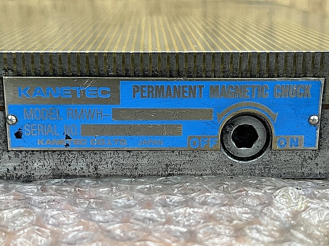 カネテック 永磁マイクロピッチチャック RMWH-3050B
