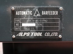 アルプスツール バーフィーダー ASR X-45/51PN2