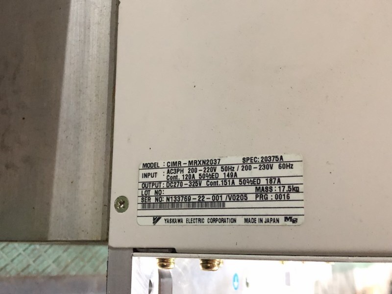 安川電機/ YASKAWA ELECTRIC インバーター 【インバーター】CIMR-MRXN2037,N2030