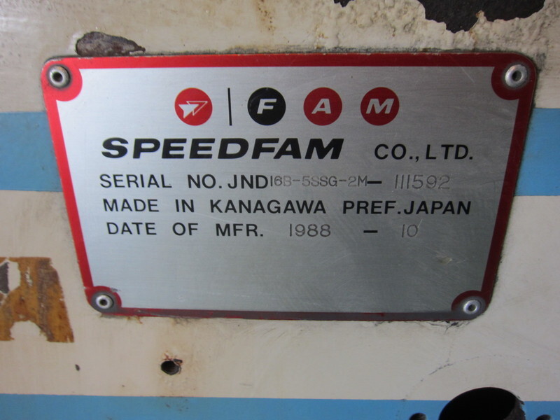 スピードファム(Speedfam) 両面ラップ盤 JND16B-5SSG-2M