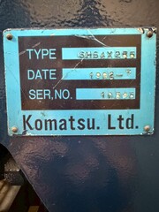 コマツ シャーリング SHS4X255