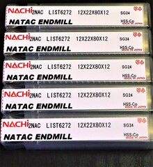 NACHI エンドミル 2NAC 12S2 L6272 4個　未使用